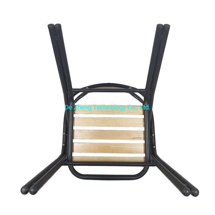 Modern Outdoor Furniture Bar Restaurant Ash Wood Lounger Seat Garden Chair