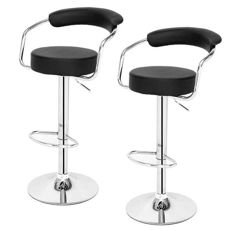 High Quality Modern Fashion Soft PU Leather Adjustable Kitchen Bar Chairs