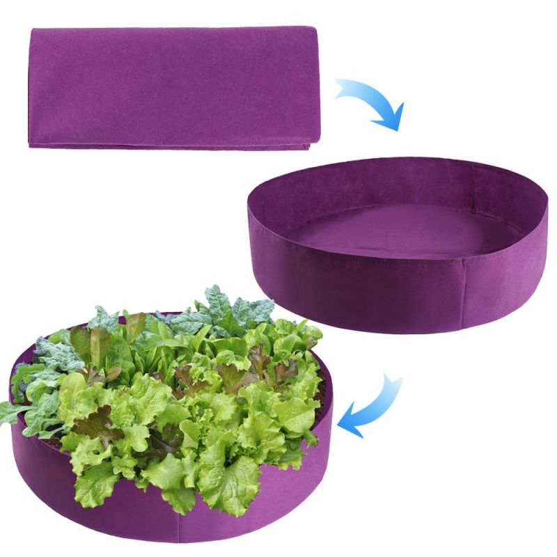 Large Fabric Raised Planting Bed Garden Grow Bags Non Woven Fabric Potato Tomato Outdoor Vegetables Plant Planter Pots