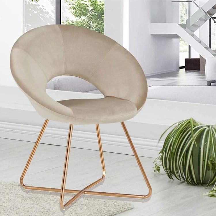 Modern Fashion Style Table Chairs High-Quality Fabric Dining Chair