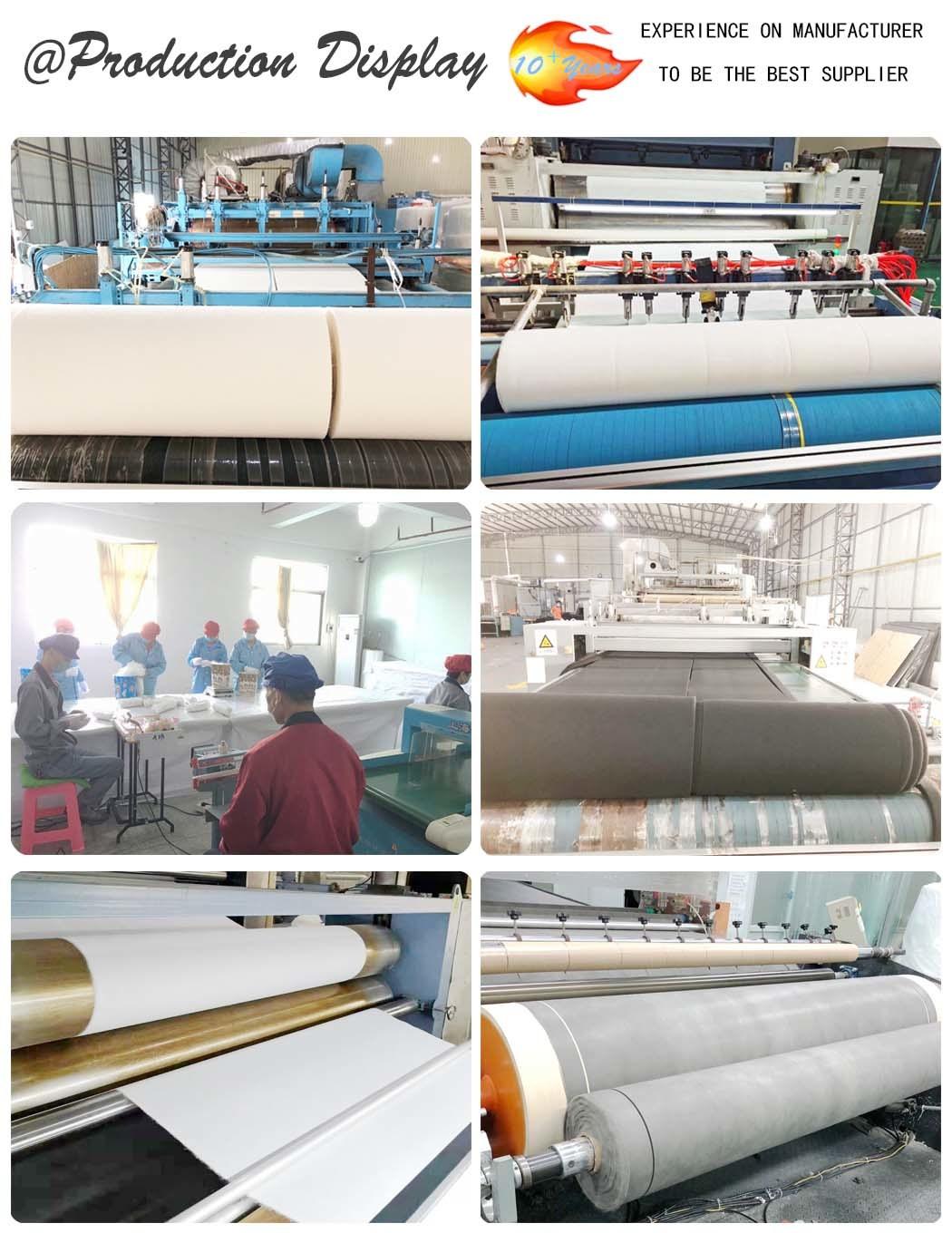 Polyester Fiber Fabric Bonded Filter Wadding Sheet Piece