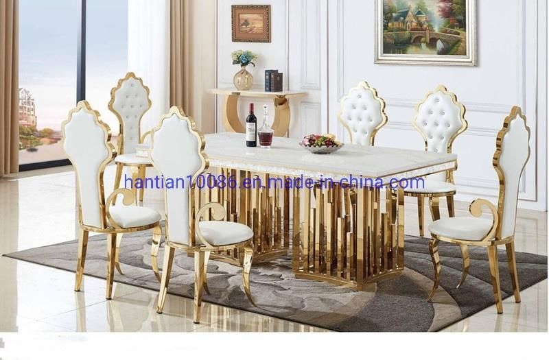 Chinese Dining Hotsale Chair Stainless Steel Chair for Banquet Wedding Event