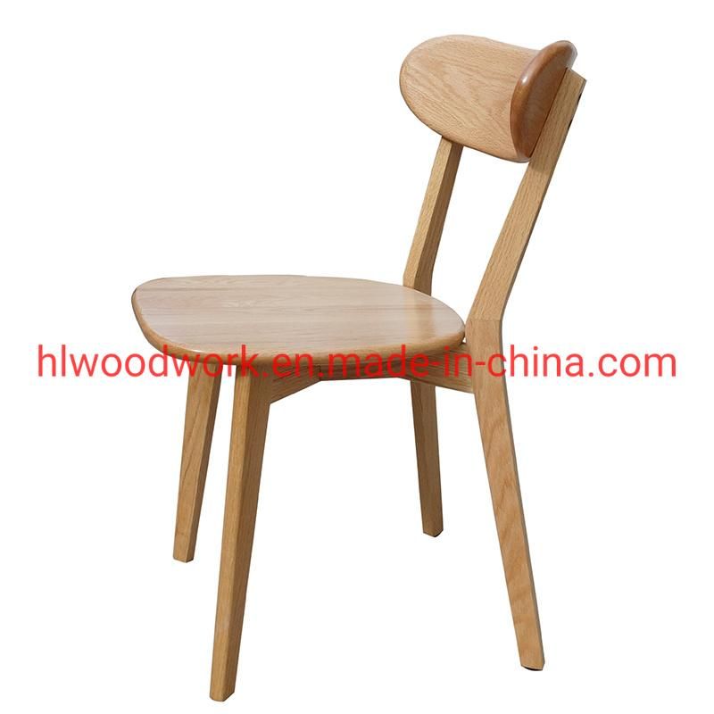 Cross Chair Oak Wood Dining Chair Wooden Chair Office Chair Round Seat Hotel Chair