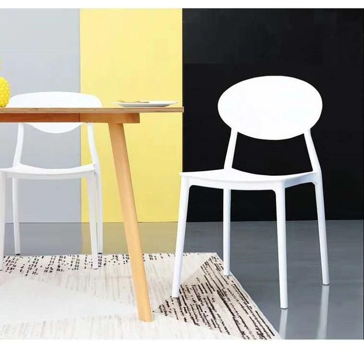 Modern PP Chairs for Dining Hotel Living Room Reasonable Price Strong and Durable Stackable Plastic Chair