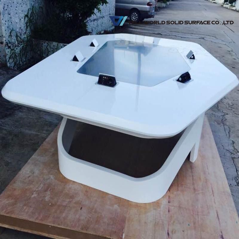 New Design Acrylic Solid Surface Top Meeting Table for Boardroom