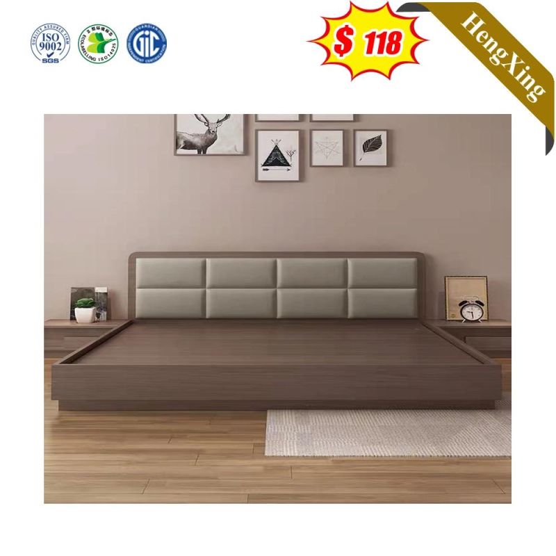 Unadjustable Simple Double Frame Folding Furniture Bedroom Bed