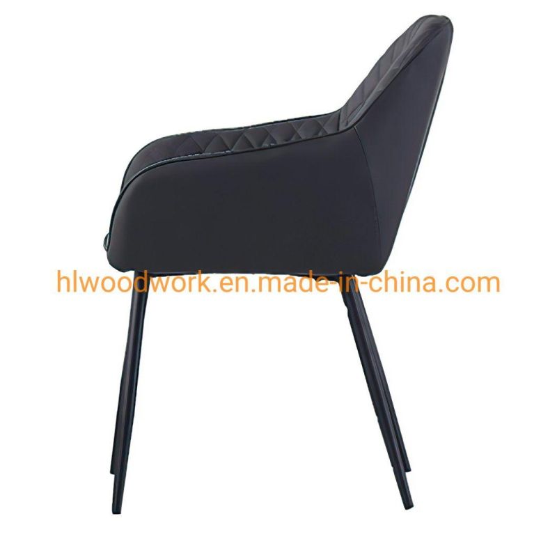 Nordic Simple Style Armchair Comfortable Restaurant Velvet Dining Chair Metal Hotel Home Restaurant Living Room Wedding Outdoor Furniture Dining Chair