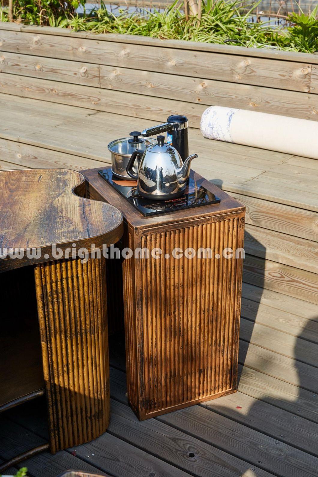 New Design Outdoor Rope Weaving Tea Table