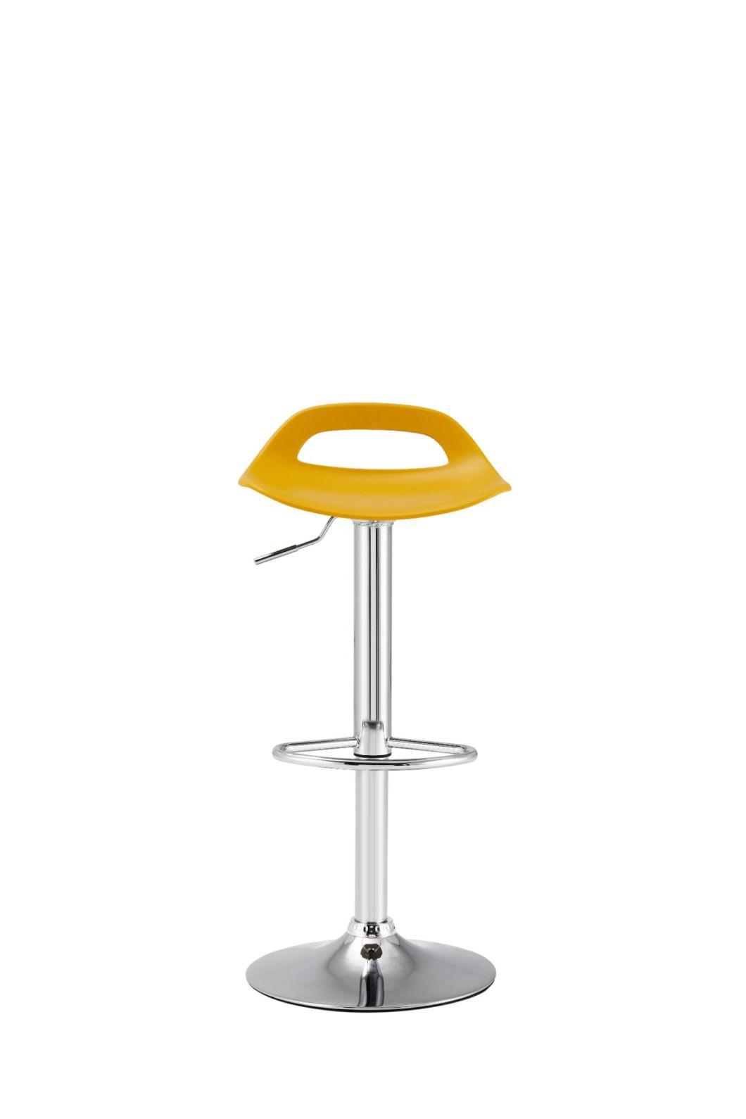 Bar Plastic Chair Plastic Bar Chair Modern Leisure Adjustable Bar Stool Plastic Spoon Bar Chair