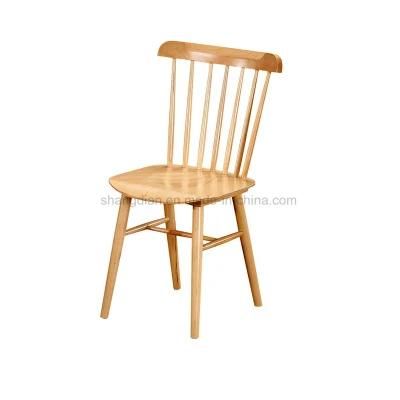 Modern Style Ash Solid Wood Bar Stool Chair (SS-03)