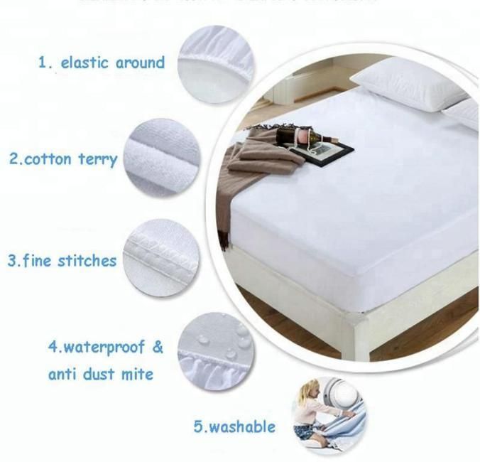 Waterproof Mattress Protector with Terry Fabric