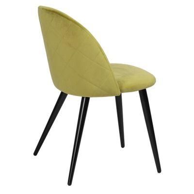 Dining Room Chair Modern Fabric Velvet Dining Chair