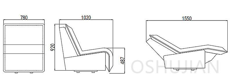 Most Popular Modern Design Seat Chair Genuine Leather Sofa Power Reclining Theater Chairs