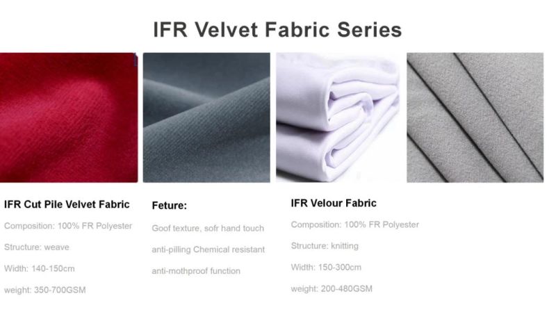 100% Inherently Flame Retardant Fabric Sofa Fabric Curtain Fabric Home Textile