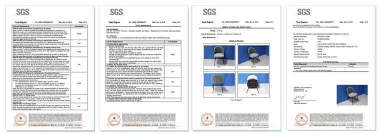 Outdoor Indoor Fabric Furniture Spraying Steel Dining Chair for Hotel Dining Room Home Furniture