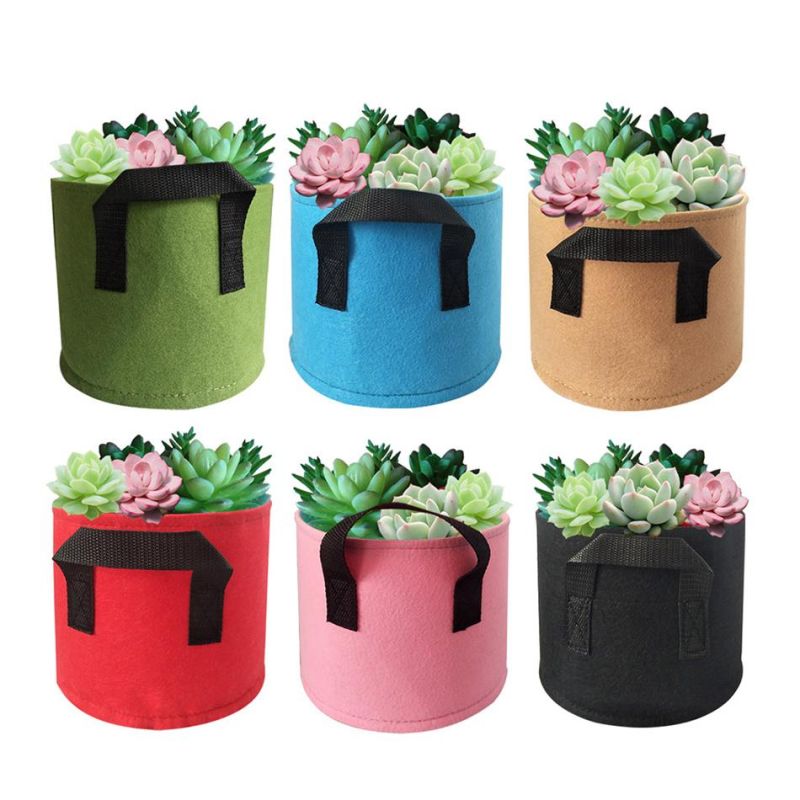 Large Fabric Raised Planting Bed Garden Grow Bags Non Woven Fabric Potato Tomato Outdoor Vegetables Plant Planter Pots