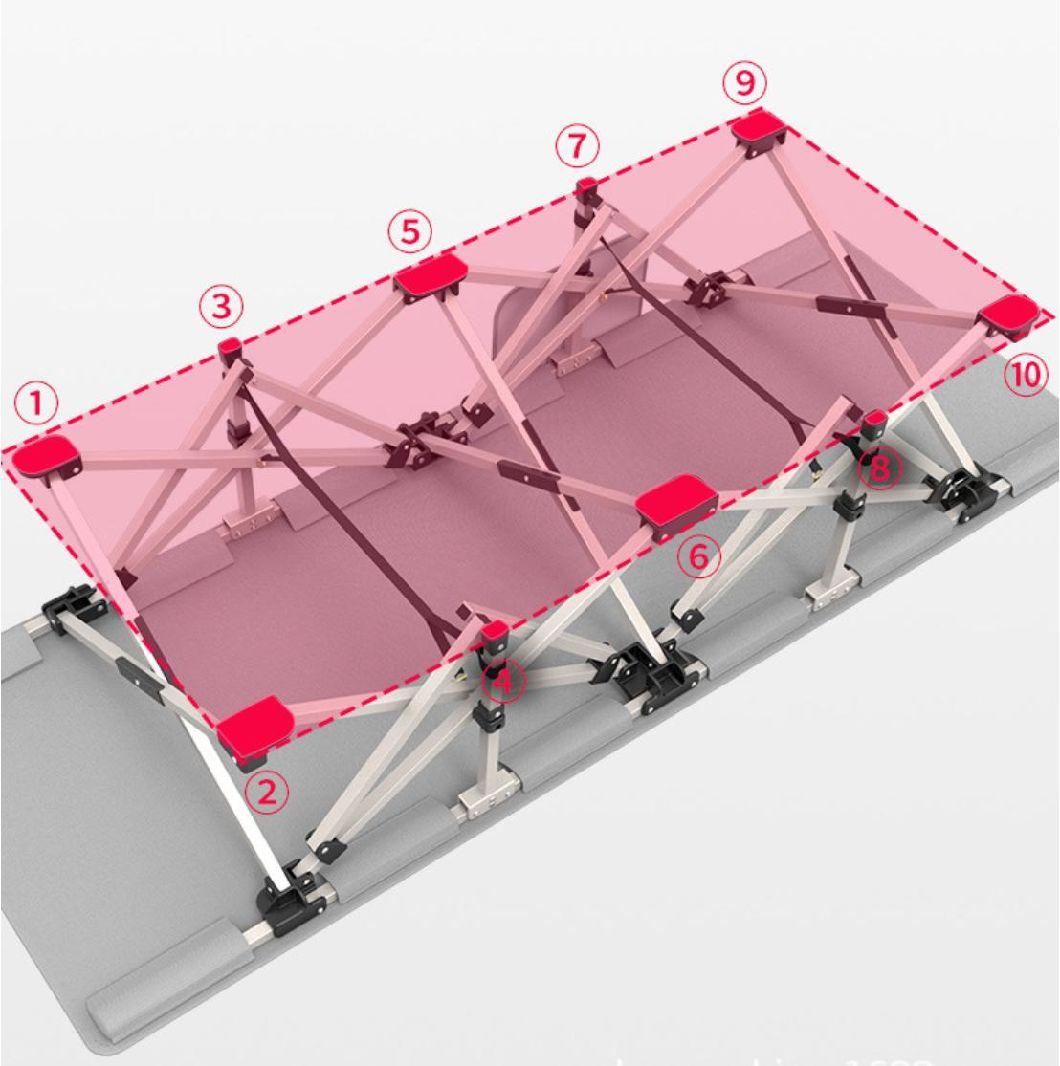 OEM Folded Type Customized Spot Supply Filed Hospital Bed