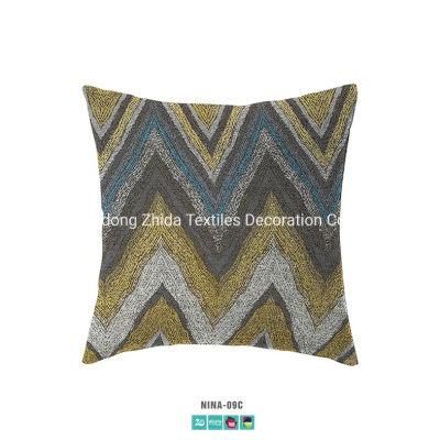 Home Bedding Tribal Yarn Dyed Sofa Fabric Upholstered Cushion Almofada