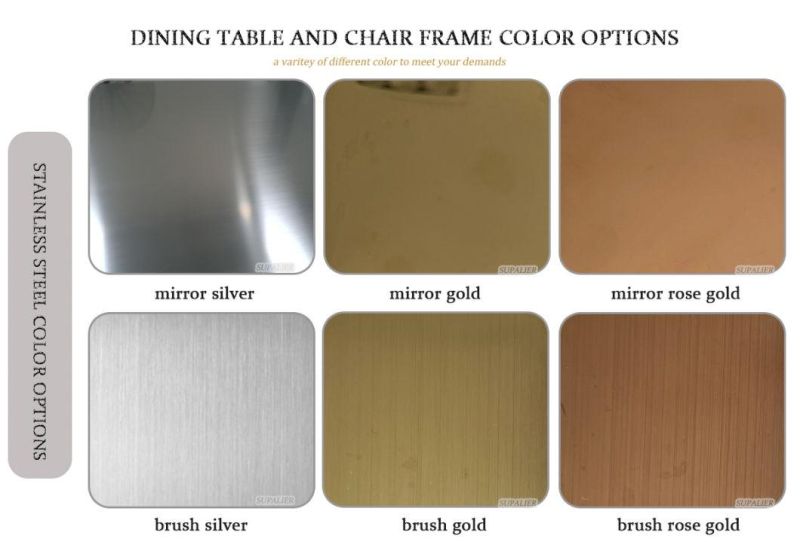 Stylish Modern Restaurant Furniture Metal Chromed Frame Velvet Dining Chairs