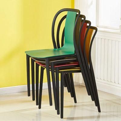 Wholesale Price Nordic Style Modern Outdoor Banquet Chair Plastic Stackable Chair Home Furniture Restaurant Dining Chair for Dining Room