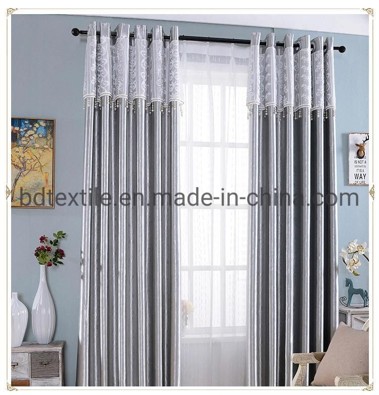 High Quality Jacquard Roller Blind Curtain Fabric Continuous Sheer Curtain