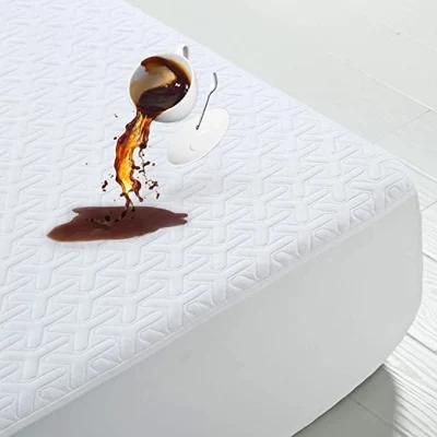 3D Air Bamboo Polyester Fabric Waterproof Ultra Soft Protector Cover Breathable Noiseless Bed Mattress Pad