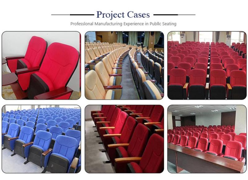 Jy-888m Well-Being and Quality Aluminium Alloy Auditorium Chairs, Cinema Seating Chairs, Church Chairs, Auditorium with Writing Pad