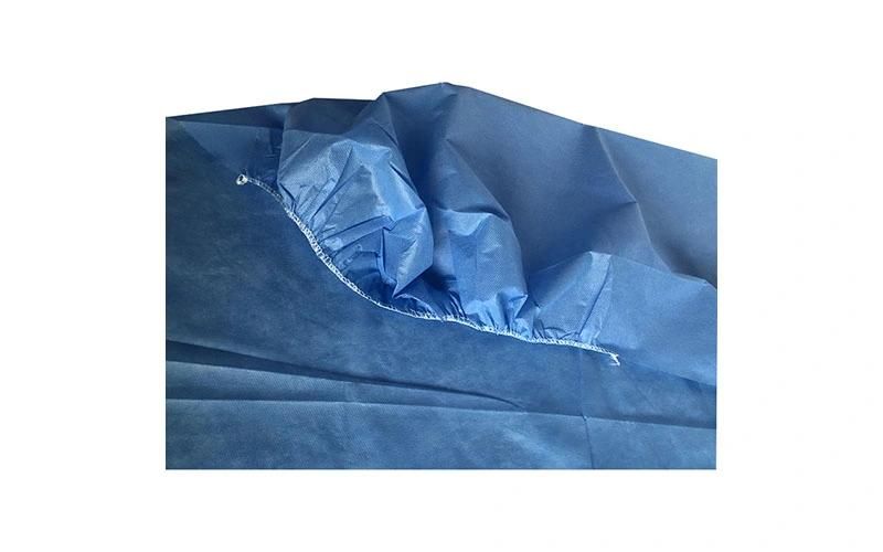 Blue Color Breathable Disposable Soft Bed Covers Hospital