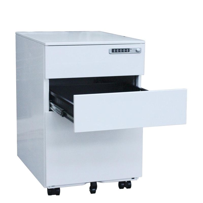 Mobile Pedestal Modern Mobile File Cabinets Metal Filling Cabinet with Coded Lock