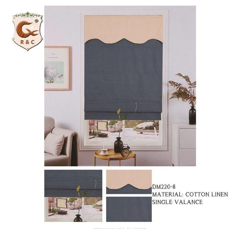 Home Decor Luxury Hot Sale Wholesale New Design Roman Blinds Low Price