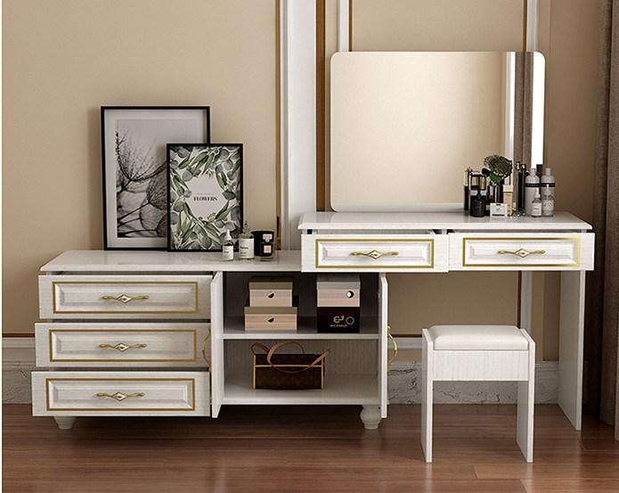 Solid Wood Dressing Table Modern Simple Oak Mini Dressing Table