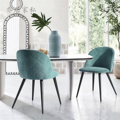 Wholesale Home Kd Velvet Fabric Hot Transfer Legs Beech Wood Modern Furniture Dining Chair