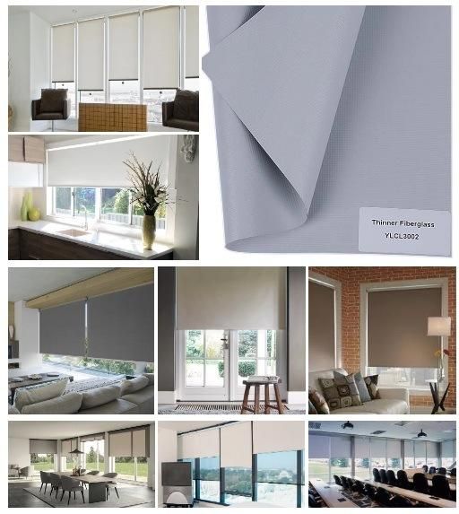 Hard Tube Package Plain Yuli Roller Blind Window Curtain Fabric