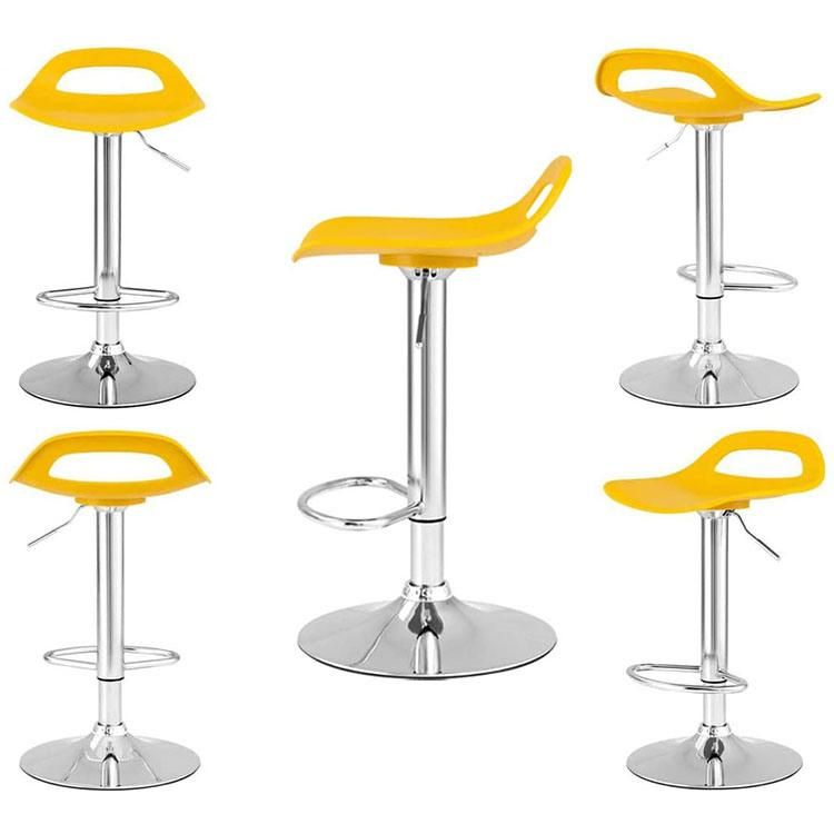 High Quality Cheap New Metal Bar Chair Bar Stool PP Plastic Seat Bar Stool High Chair with Great Price