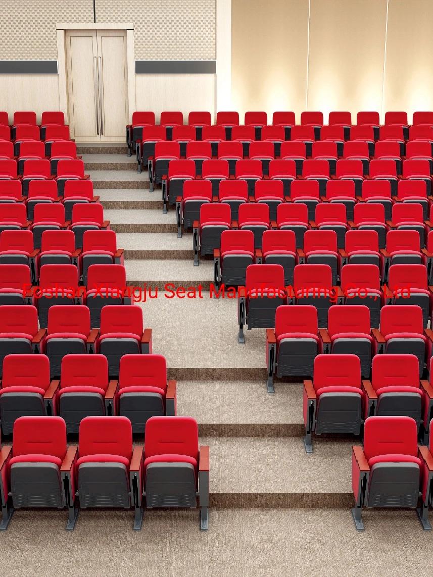 2021 New Design Plastic Auditorium Chairs with Arms for Theater Hall