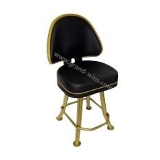 Popular PU Leather High End Swivel Bar Stool for Casino