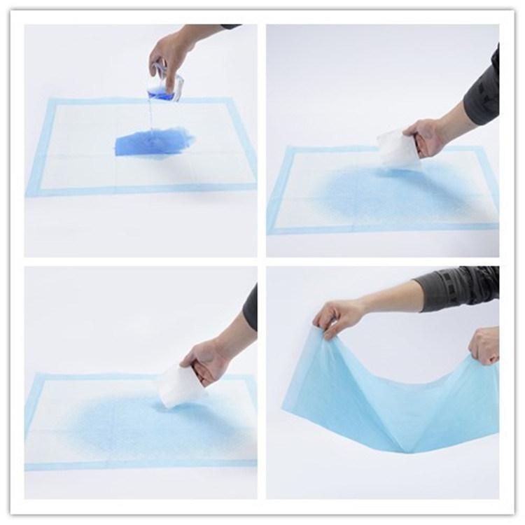 Made in China Waterproof Incontinence Bed Pads Personal Care Antislip Underpad Disposable Underpad