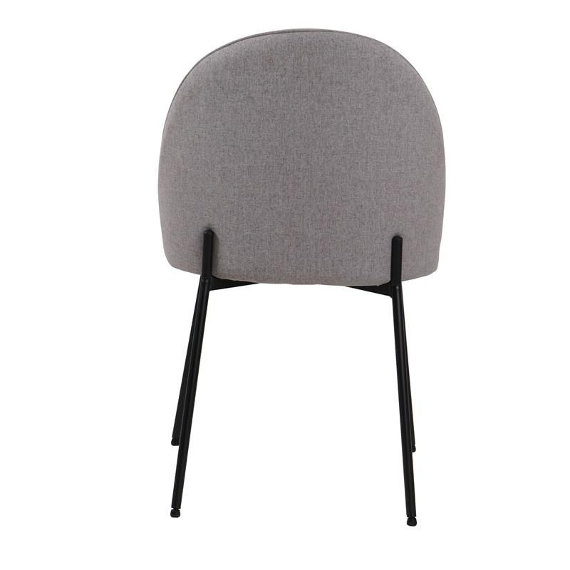 Customization Spy Fabric Seat and Round Back Dining Chair