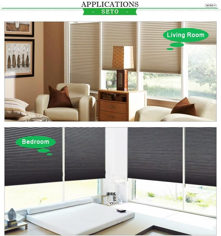 Honeycomb Blind Black-out Fabric Manual/Motorized Window Shade