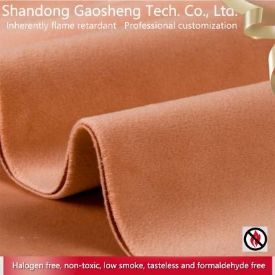 Inherently Flame Retardant Polyester New Design Velvet Pure Fabric for Sofa Cover