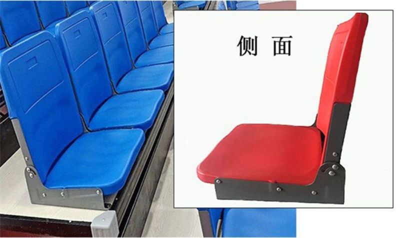 Manual or Electrical Telescopic Bleacher Retractable Seating System with Foldable Chair