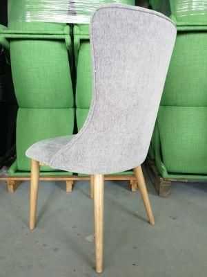 Luxury High Back Dining Chair Tufted Button Back Plywood Chair