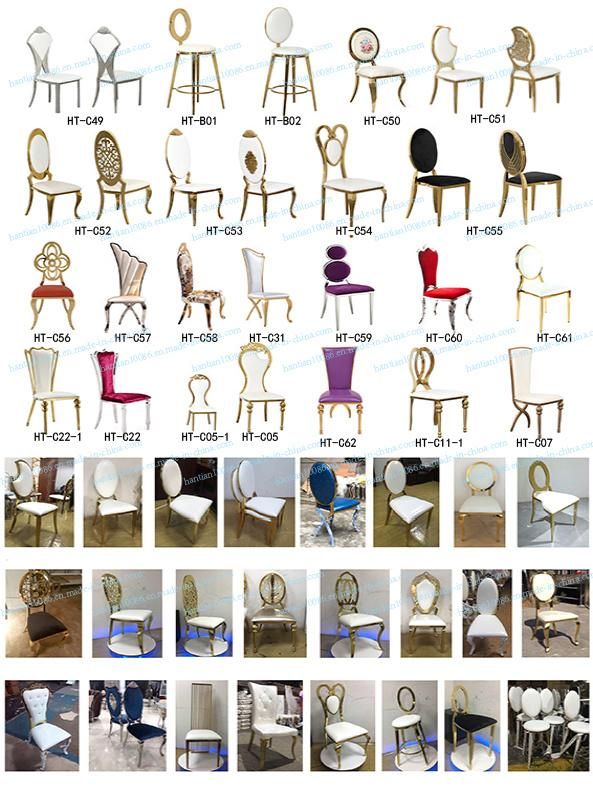 Stainless Steel Velvet Chair Wedding Event Chair Hotel Colorful Dining Chair for Outdoor or Indoor