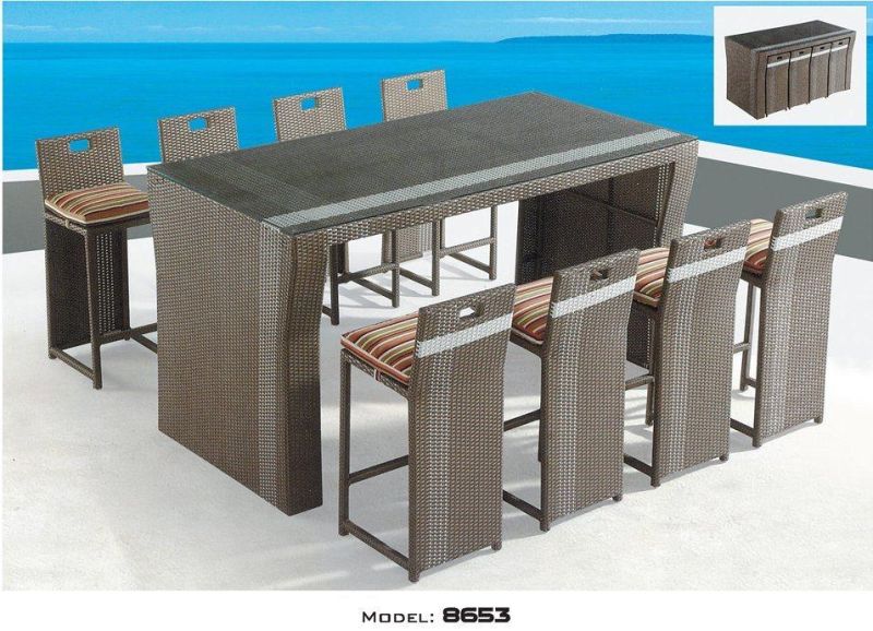 Wholesale Outdoor High Top Long Bar Tables Contract Bar Furniture