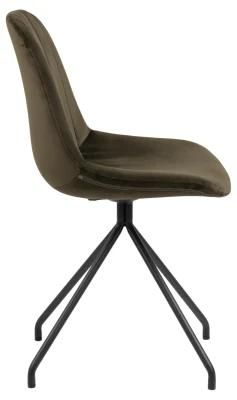 Modern Design Metal Banquet Chairs Velvet Dining Chair