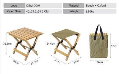 High Quality Chinese Wood Light Picnic Chair