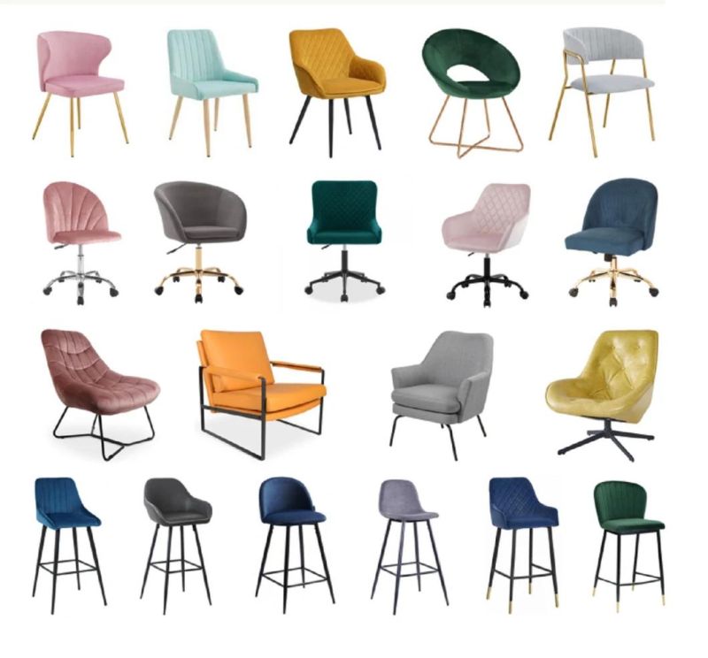 Nordic Chair Fabric Dining Chair Simple Modern Fashion Restaurant Chair