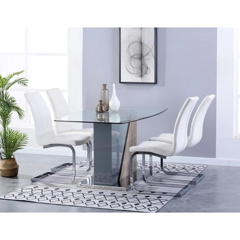 Top Quality Nordic Velvet Dining Room Chairs Restaurant Chair Modern Furniture Stainless Steel Dining Chairs