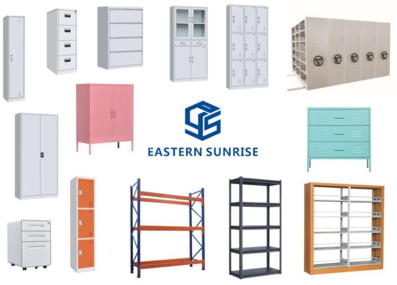 Multi Functional Shoe Metal Storage Cabinet with Sliding Door