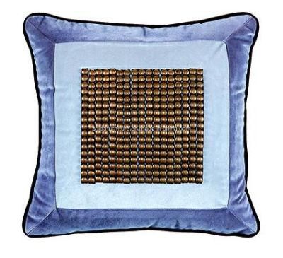 Blue Fabric Sofa Pillow Living Room Cushion